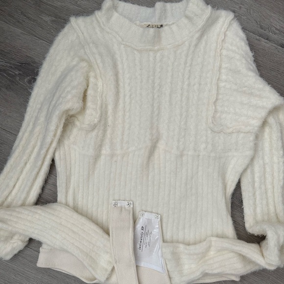 FP Movement by Free People Cream Turtleneck Sweater - Picture 3 of 6